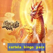 cartela bingo para cha de cozinha imprimir gratis