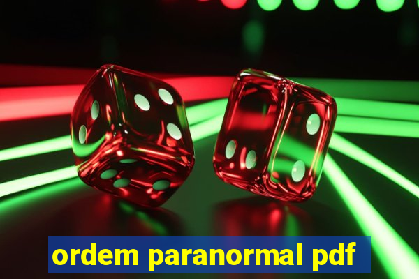 ordem paranormal pdf