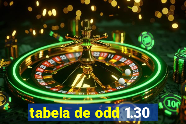 tabela de odd 1.30