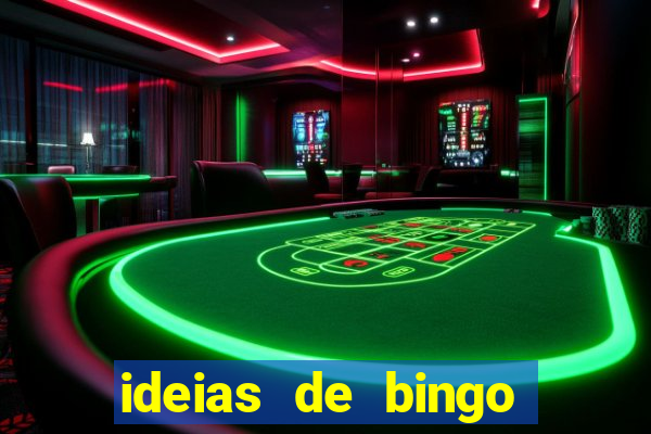 ideias de bingo para o natal