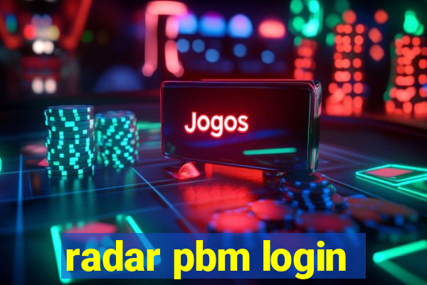 radar pbm login