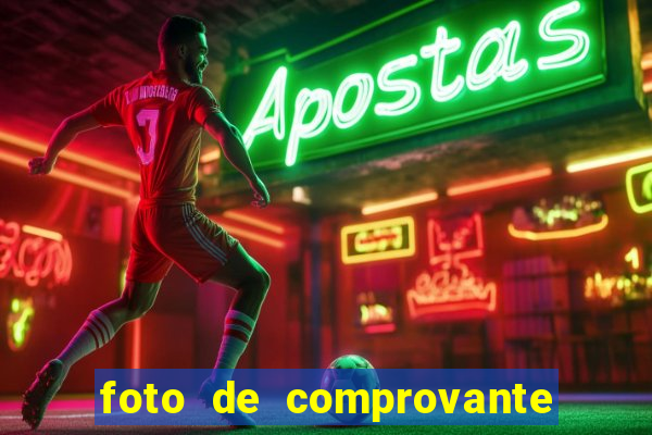 foto de comprovante de pix falso