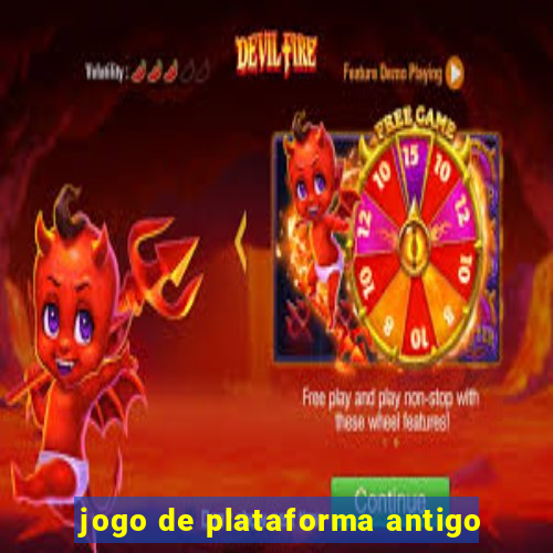 jogo de plataforma antigo