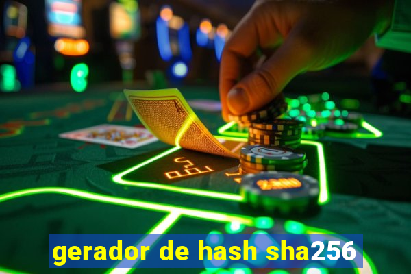 gerador de hash sha256