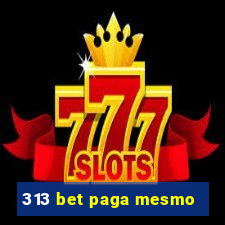 313 bet paga mesmo