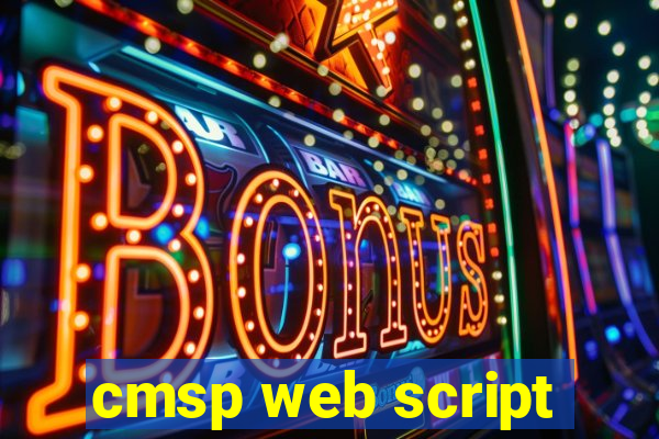 cmsp web script