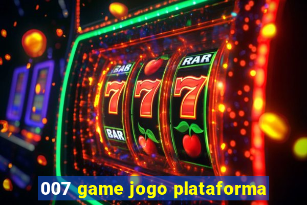 007 game jogo plataforma