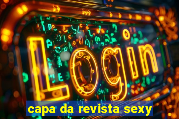 capa da revista sexy